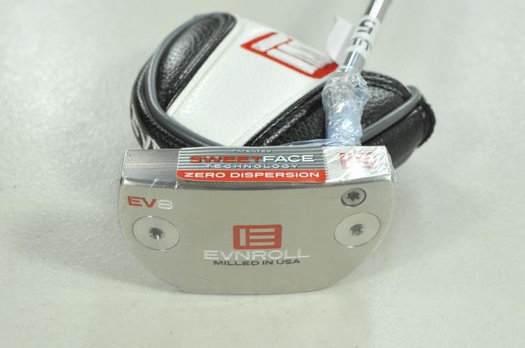 Evnroll EV8 34" Putter Right Steel with Head Cover NEW!  # 208771