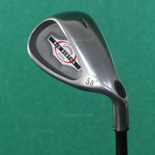 Callaway Big Bertha 2002 58 LW Lob Wedge Factory RCH 75i Graphite Light