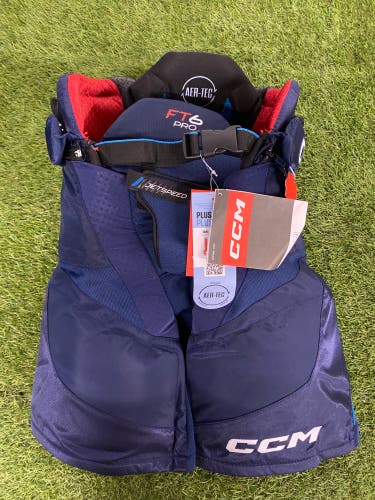 Blue Senior Small CCM JetSpeed FT6 Pro Hockey Pants (New)