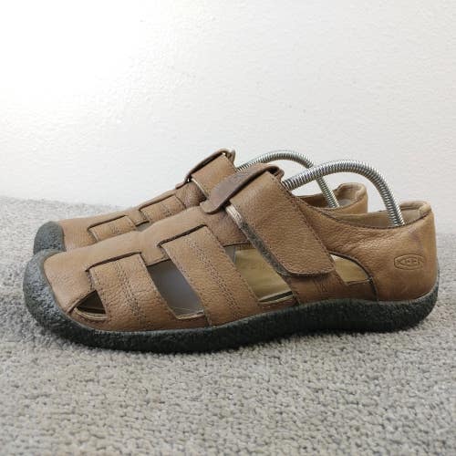 Keen Fisherman Sandals Mens Size 9.5 Shoes Brown Leather Comfort