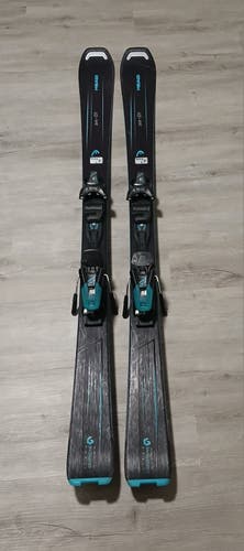 Unisex All Mountain 148 cm HEAD Pure Joy Skis With Bindings Max Din 10 (Used)