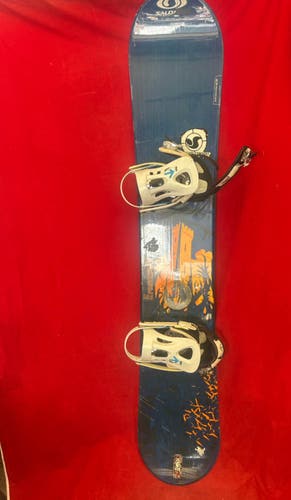 Snowboard: Salomon Snowboard All Mountain With Bindings 165 cm (Used)