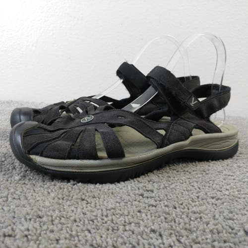 Keen Rose Sandal Womens Size 10 Hiking Sandals Black Slingback Shoes