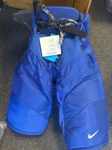 NEW BAUER NIKE USA HOCKEY PANTS ROYAL - WOMEN’S XL/SENIOR SMALL