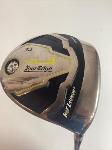 Tour Edge Hot Launch 3 HL3 Driver 9.5* With UST Mamiya Stiff Graphite Shaft