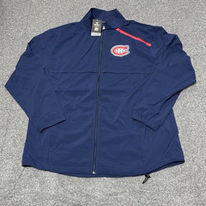 Montreal Canadiens NHL Fanatics Authentic Pro Full Zip Team Rinkside Jacket XL