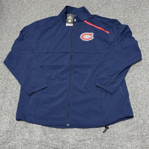 Montreal Canadiens NHL Fanatics Authentic Pro Full Zip Team Rinkside Jacket XL
