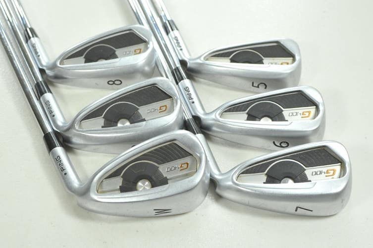 Ping G400 5-W Iron Set Stiff Flex Black Dot Right AWT 2.0 Steel # 205973