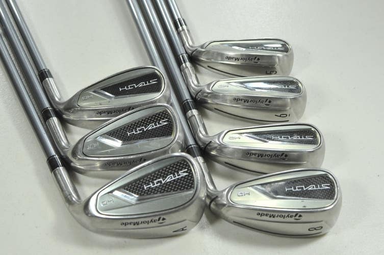 TaylorMade Stealth HD 5-PW,AW Iron Set Regular Flex Right 50g Graphite # 208437