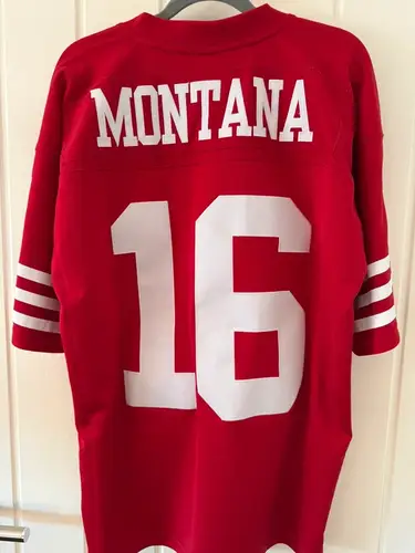 Red Large Adult Unisex Mitchell & Ness Jersey (New)