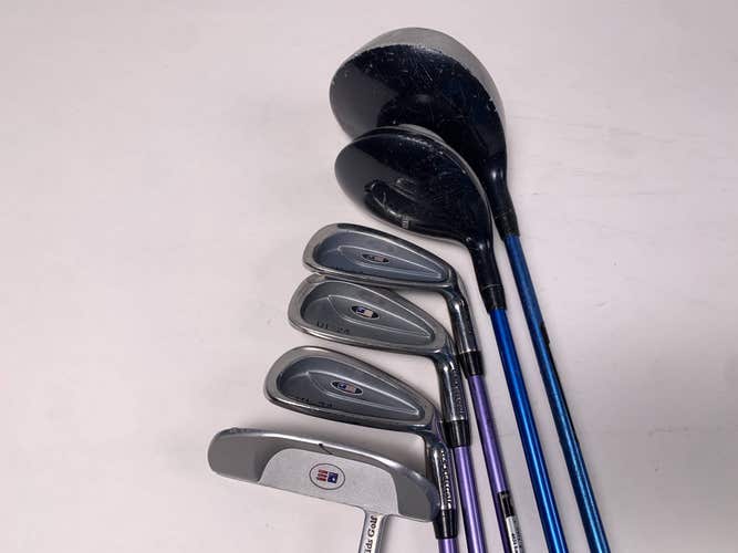 US Kids UL-24 Club Set Driver 3W 8 9 PW Putter Kid Power 45-31 Youth RH