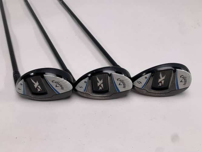 Callaway XR16 OS Hybrid Set 4 5 6 24* 27* 30* Bassara 50x5ct Ladies Graphite RH