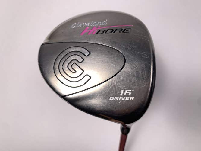 Cleveland Hibore Womens Series Driver 16* Aldila NVS Pink 45g Ladies Graphite RH