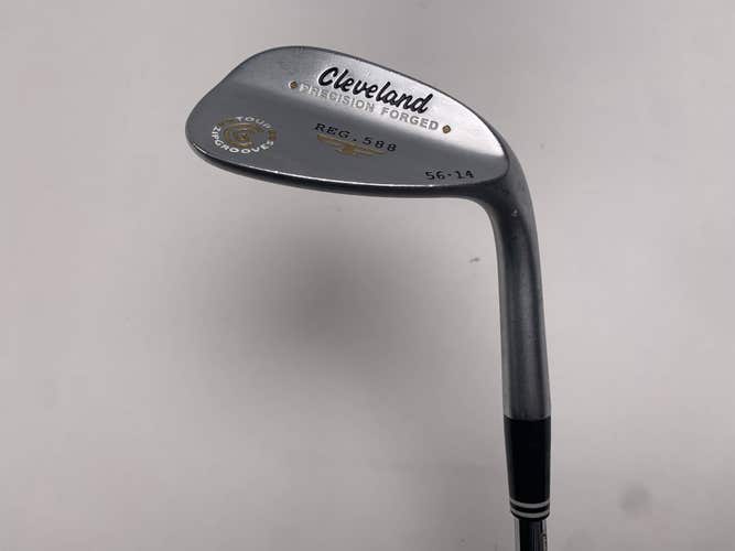 Cleveland 588 Chrome 2012 Sand Wedge SW 56* 14 Tour Concept Wedge Steel Mens RH