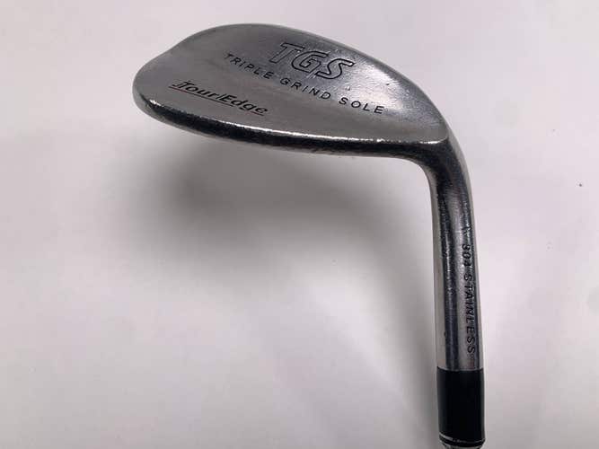 Tour Edge TGS Gap Wedge GW 52* VTS Max D45 Wedge Graphite Mens RH Undersize Grip