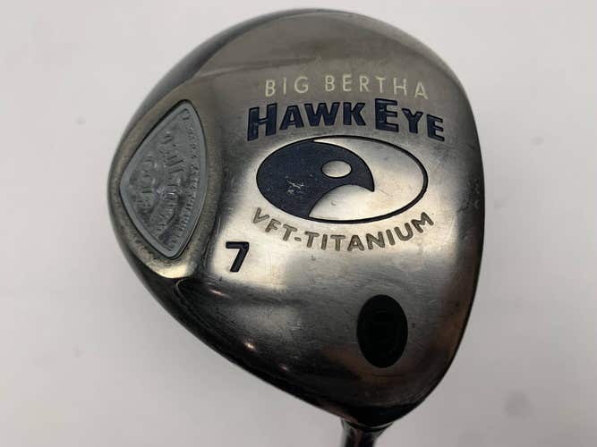 Callaway Hawkeye VFT 7 Fairway Wood 21* Big Bertha Gems 50 Ladies Graphite RH