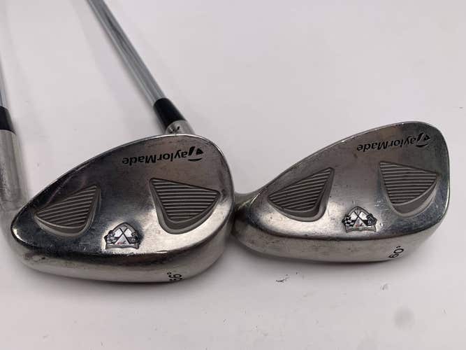 TaylorMade Rac Satin Tour Wedge Set 56* 60* DG Tour Issue Wedge Steel Mens RH