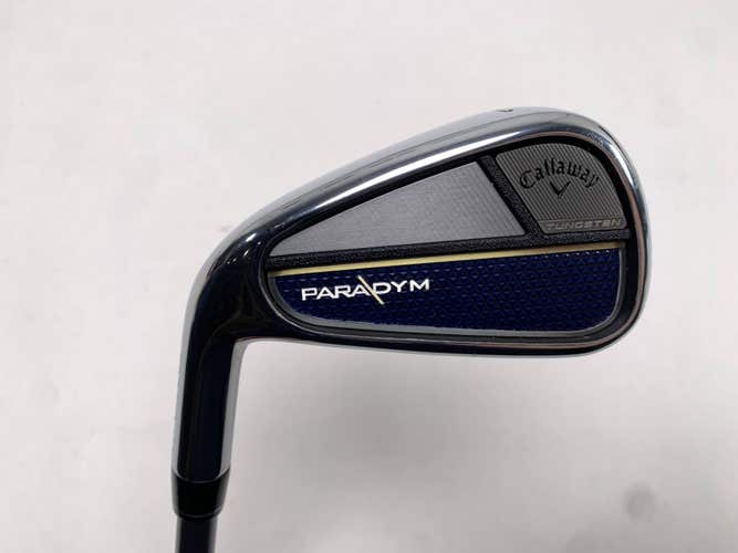 Callaway Paradym Single 7 Iron Project X HZRDUS 5.5 65g Regular Graphite Mens LH