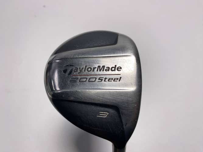 TaylorMade 200 Steel 3 Fairway Wood 15* Lite 90g Stiff Graphite Mens RH