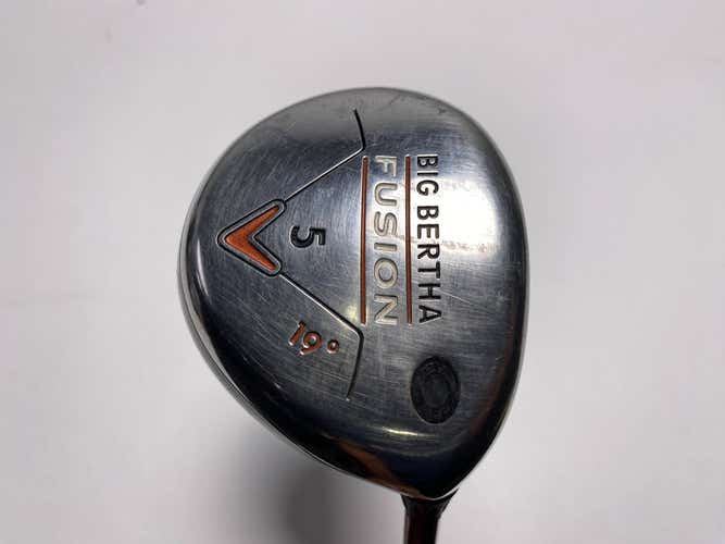 Callaway Big Bertha Fusion 5 Fairway Wood 19* Aldila NVS Orange 55g Senior RH