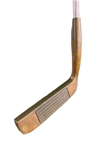 Pacer By Sounder Original Brass Napa Blade Putter 34.5" RH Steel With Label Nice