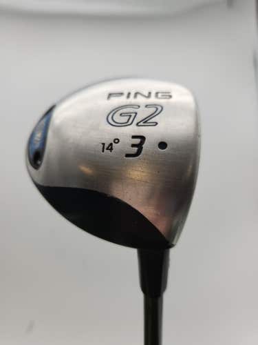 2003 PING G2 3 WOOD 14* SOFT REGULAR TFC 100 FAIR