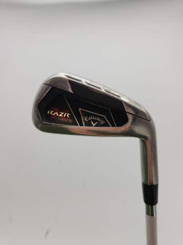 2011 CALLAWAY RAZR X TOUR 6 IRON STIFF TT DYNAGOLD S200 37.5" GOOD
