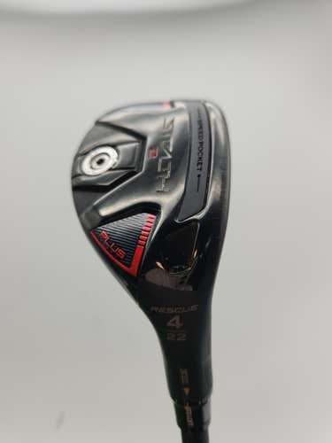 TAYLORMADE STEALTH 2 PLUS 4 HYBRID 22* STIFF MITSU KAILI BLUE 85 GOOD