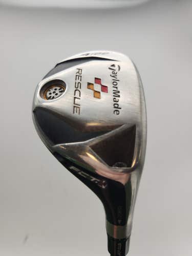 2009 TAYLORMADE RESCUE 4 HYBRID 22* STIFF FUJI ROMBAX 7E06 FAIR