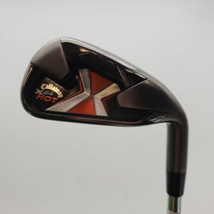 2010 CALLAWAY X24 HOT 6 IRON STIFF STEEL 37.5" GOOD