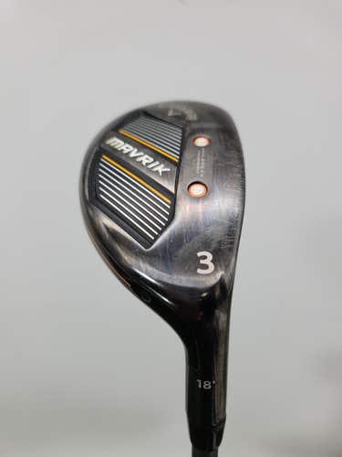 2020 CALLAWAY MAVRIK 3 HYBRID 18* REG PROJECTX CATALYST 65 +HC VERYGOOD