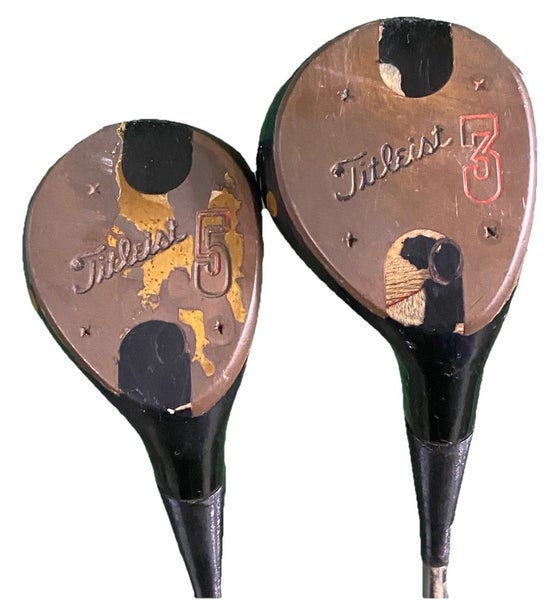 Titleist Tour Model Fairway Wood Set 3w,5w RH Dynamic Stiff Steel TackiMac Grips