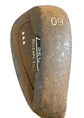 Giga Golf S2L Rule APII Raw Lob Wedge 60* Feather Flight Steel 35" RH Stock Grip