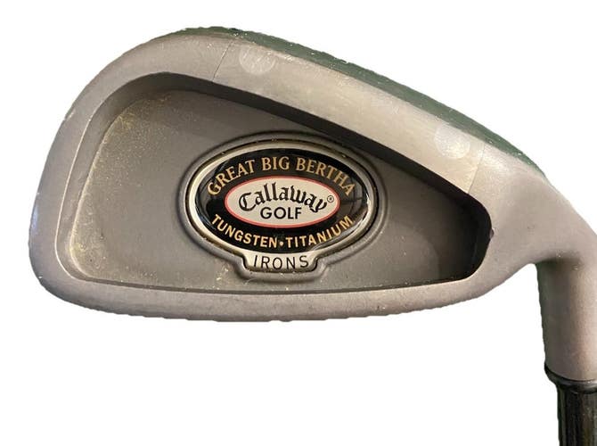 Callaway Great Big Bertha 5 Iron RCH 96 Stiff Graphite 38 In. RH Nice Jumbo Grip