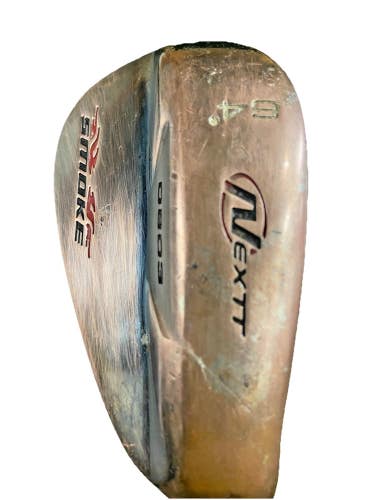 Nexxt Golf Smoke 0803 Soft Cast 64* Flop Lob Wedge Stiff Steel 35.5" RH New Grip