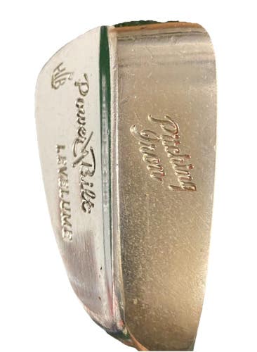 HB PowerBilt Levelume Pitching Wedge Super Action Stiff Steel 35 RH Leather Grip