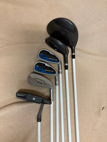 Junior Wilson Profile Right Handed Clubs (Full Set) Junior 6 Pieces (Used)