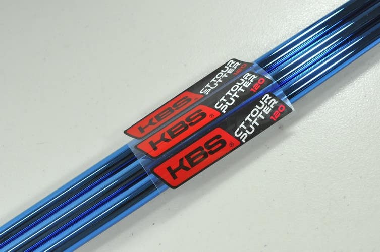 KBS CT Tour 120 Blue PVD Uncut Putter Shaft .370 Shaft Steel  # 208857