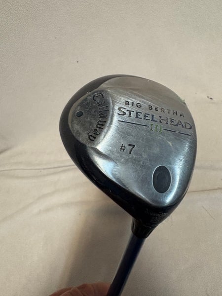 Women's Callaway Big Bertha Steelhead III Right Handed Fairway Wood Ladies Flex 7 Wood (Used)