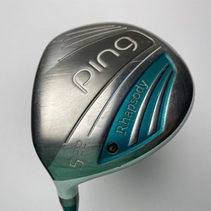 Ping 2015 Rhapsody 5 Fairway Wood 22* ULT220 Lite Ladies Graphite Womens LH