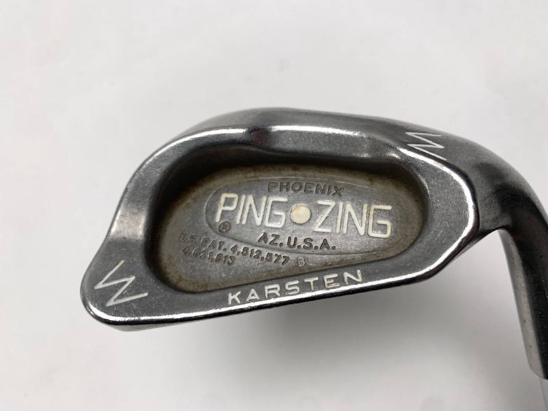 Ping Zing Pitching Wedge PW White Dot Karsten KT-M Stiff Steel Mens RH