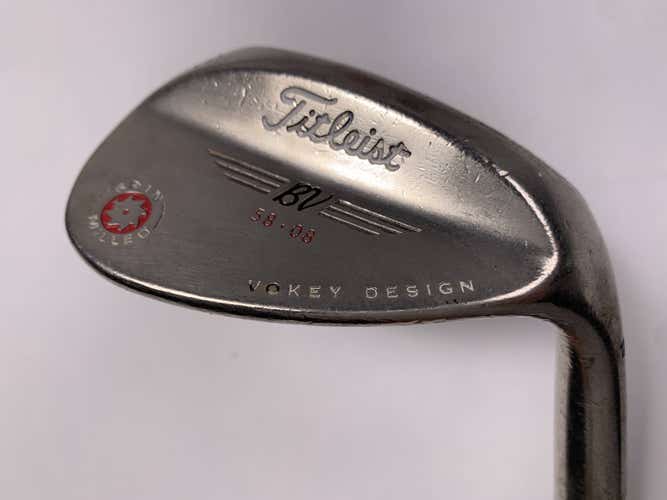 Titleist Vokey Spin Milled Oil Can 2009 Wedge 58* 8 Bounce Wedge Steel Mens RH