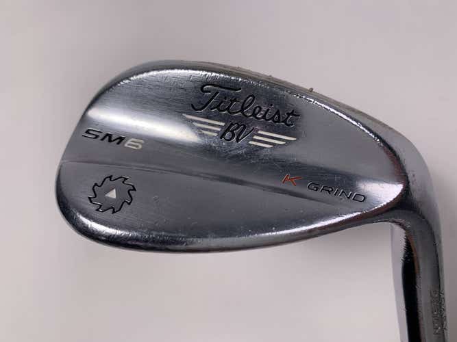 Titleist Vokey SM6 Tour Chrome Wedge 58* 12 Project X LZ 6.0 Stiff Steel Mens RH