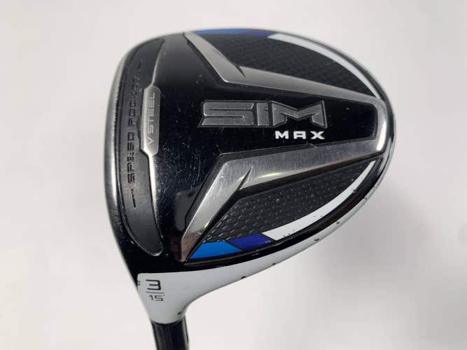 TaylorMade SIM MAX 3 Fairway Wood 15* Fujikura Ventus Blue 6S Stiff LH