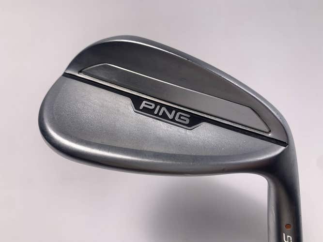 Ping s159 Chrome Sand Wedge SW 56* 14 W-Grind Orange Dot 2* Flat TT DG Mens RH