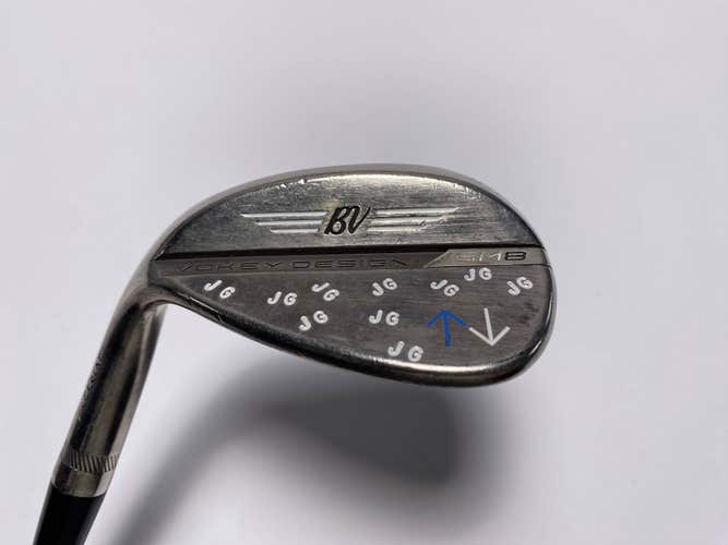 Titleist Vokey SM8 Tour Chrome Sand Wedge SW 54* 12  D-Grind Wedge Steel Mens LH