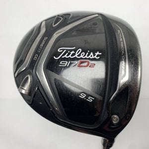 Titleist 917 D2 Driver 9.5* Aldila Rogue max 65g Stiff RH Midsize Grip