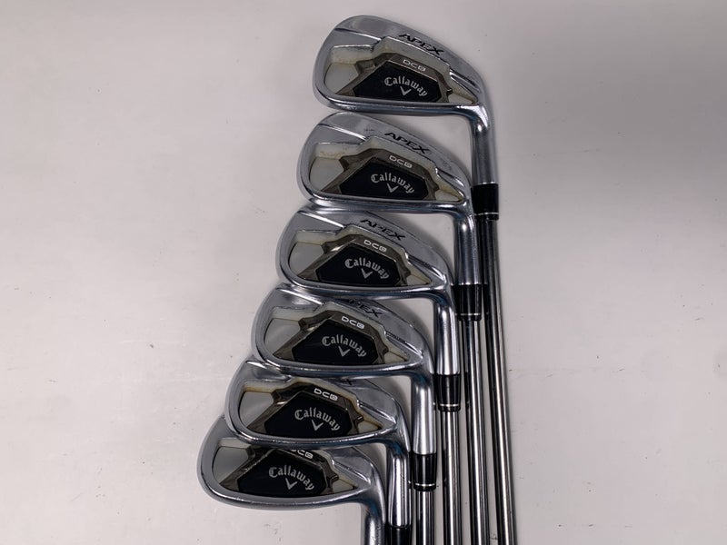 Callaway Apex DCB 21 Iron Set 6-PW+GW RCH 65 Senior Graphite Mens RH