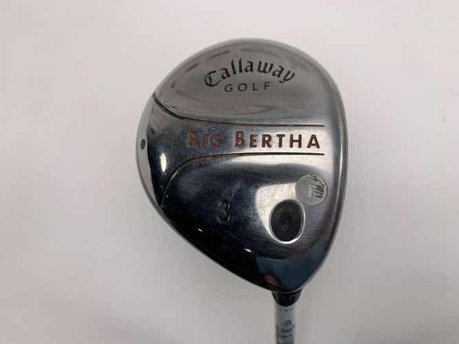 Callaway 2004 Big Bertha 3 Fairway Wood 15* RCH 75w Firm Graphite Mens RH