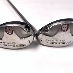 TaylorMade Rescue Dual 4 & 5 Hybrid Set 22* 25* Ultralite Ladies Graphite RH